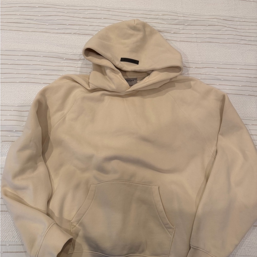 Essentials Beige Hoodie